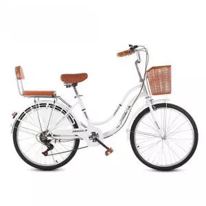 출퇴근자전거 아이태우기 경량 핑크 등하원자전거