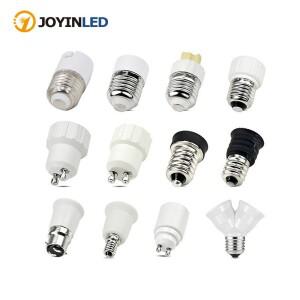 1PCS E27 남성 E14 G9 E12 B22 G4 MR16 GU10 여성 램프베이스 램프 홀더 변환기 소켓 어댑터 LED 옥수수 전