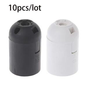 플라스틱 램프 소켓 에디슨 거치대, 빈티지 DIY 산업용 펜던트 전구 홀더, E27 E26, 4A, 250V, 로트 당 10