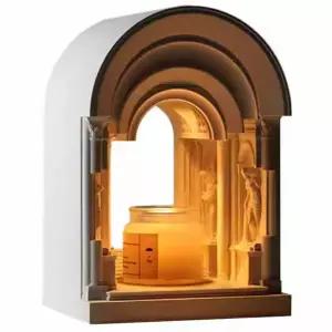 캔들워머 석고 램프 이색 침실 전구 신전 소품 건물