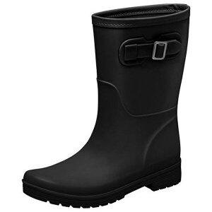 [셀러허브 패션][월드컵]슈넬 벨트 26cm미드롱러버레인부츠장화 블랙 (36289572A)