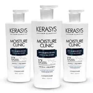 케라시스 모이스춰 클리닉 단백질 수분 케어 컨디셔너 600ml 3개