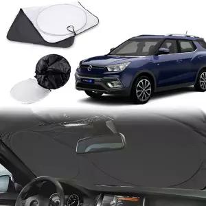 차량용 KDR346B2 햇빛가리개 티볼리에어 자동차 앞유리커버 운전석 썬바이저 가림막