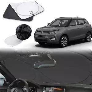 차량용 SOW947U2 햇빛가리개 티볼리아머 자동차 앞유리커버 운전석 썬바이저 가림막