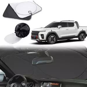 차량용 DYQ560V6 햇빛가리개 무쏘EV 자동차 앞유리커버 운전석 썬바이저 가림막