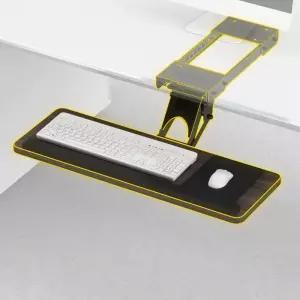 키보드트레이 슬라이드 거치대 키보드 연장 책상 받