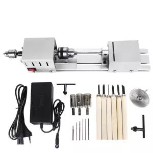 미니 목공 선반 금속 공예 탁상 소형선반 조각기 낚시 공작