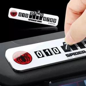 차량 주차 알림 스티커 전화번호스티커