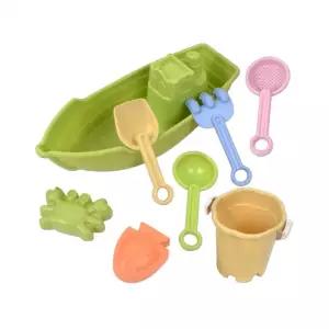 옆집샵 피싱 보트 모래놀이 8종 세트 낚시와 모래 성 쌓기를 동시에 즐기는 샌드 토이 통