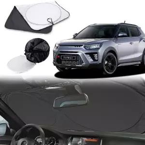 차량용 OAC023H2 햇빛가리개 더뉴티볼리 자동차 앞유리커버 운전석 썬바이저 가림막