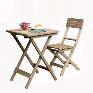 접이식 원목 식탁 테이블 캠핑 의자 바베큐 세트