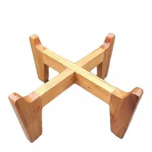 맷돌 받 거치대 나무틀 내경 가정용 멧돌 전통 부품