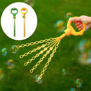 옆집샵 비눗방울 스틱 버블 파티 쏟아져 나오는 방울들의 향연 수동 버블 스틱 5개입