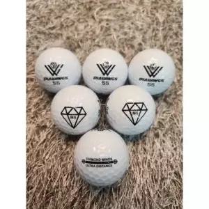 골프공 다이아윙스 M5 장타 비거리 고반발 볼 유광화이트 6구 투명케이스 포장)... TA3799269