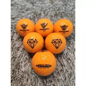 골프공 다이아윙스 M3 장타 비거리 고반발 볼 유광오렌지 6구 투명케이스 포장)... TA3799246