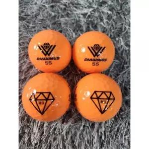 골프공 다이아윙스 M3 장타 비거리 고반발 볼 유광오렌지 4구 투명케이스 포장). TA3799228