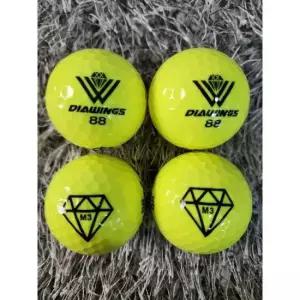 골프공 다이아윙스 M3 장타 비거리 고반발 볼 유광옐로우 4구 투명케이스 포장).. TA3799234