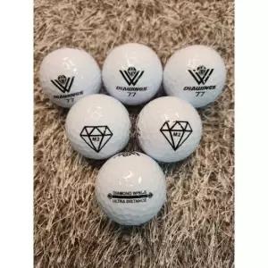 골프공 다이아윙스 M2 장타 비거리 고반발 볼 유광화이트 6구 투명케이스 포장)... TA3799219