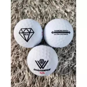 골프공 다이아윙스 M3x 장타 비거리 고반발 볼 무광화이트 3구 투명케이스 포장) 스노우볼. TA3799252