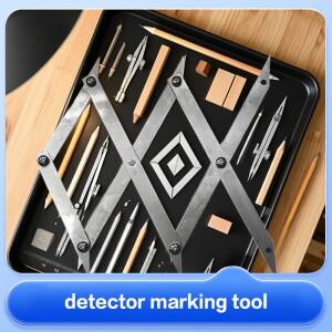 피켓 마스터 프로 3포인트 센터 파인더 정밀 측정 목공 동일 간격 레이아웃 마킹 도구