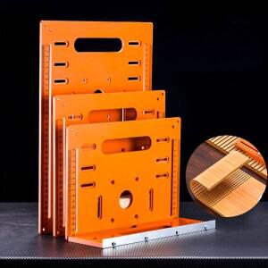 목공 절단기 베이스 조절 가능 내구성 정밀도 높음 45도로 챔퍼링 ° 앵글 전기톱 플레이트 도구