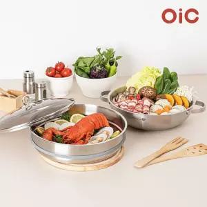 찜기 인덕션IH 2단 스텐찜솥 궁중전골 30cm