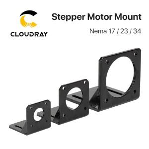 Cloudray 알루미늄 고정 시트 패스너 장착 브래킷 지지대, 스테퍼 모터 베이스, NEMA17, NEMA23, 용