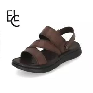 남성 소가죽 쿠션 샌들 3.5cm LCMW33U426-38_SC