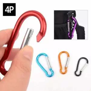 다용도 4P 컬러 비너 세트 비너 연결고리 카라비너 캠