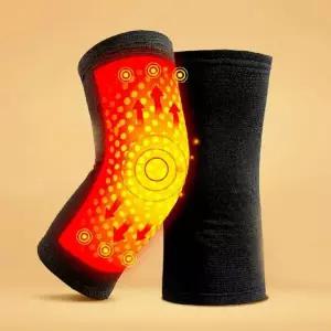 발열 무릎 보호대 찜질용 방한 레그워머 소형