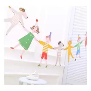 생일가랜드 파티가랜드-손에손잡고 종이가랜드