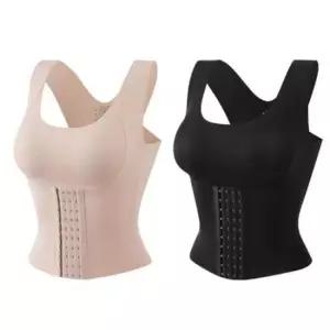 바디니퍼 심리스 무봉제 코르셋 올인원 압박 나시 바디쉐이퍼
