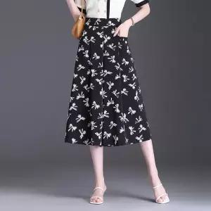 여성바지 플라워 빅사이즈 치마바지 7부 아이스 여름 A라인 와이드 심쿵마켓