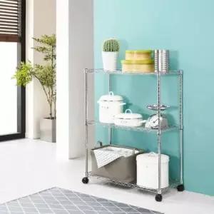 [생활] 철제 수납 메탈선반 메탈렉 수납장 3단