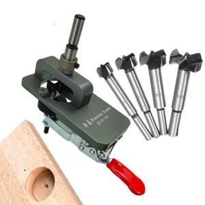 목공 구멍 드릴링 가이드 로케이터, 고정 장치가 있는 힌지 보링 지그, 알루미늄 합금 오프너 템플릿, 도어