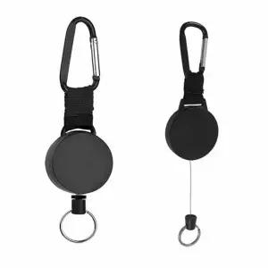 릴 홀더 카라비너 캐러비너 늘어나는 비나 와이어 비너 미니 캠핑 등산용