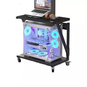 본체 고정 트레이 거치대 철제 컴퓨터 보관함 받침대 정리 사무실