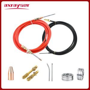 SUP 와이어 피드 튜브 가이드 5m 알루미늄 용접기 흑연 호스 휠 레이저 자동