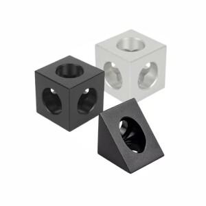 4pcs 90도 각도 코너 커넥터 V-슬롯C-빔 알루미늄 압출 프로파일 3D 프린터 부품 용 2020 블록