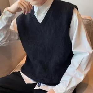 남자 훈남 니트 조끼 남친룩 셔츠 레이어드 패션