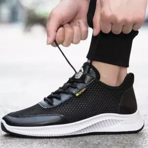 가벼운 남성용 깔끔 슬림 디자인 메쉬 운동화