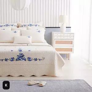 [NS홈쇼핑]K 효재 워싱 광목 침구 세트(이불+패드)[35800728]