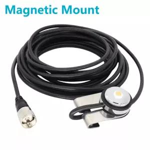 5M NMO-PL259 RG-58 동축 연장 케이블 L 모양 마운트 모바일 자동차 라디오 안테나 브래킷 VHF/UHF