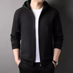 호크아이 남성용 캐주얼 후드 아우터 트렌디 패치 카디건 봄가을 데일리룩 집업 간절기 맨투맨 KUK1