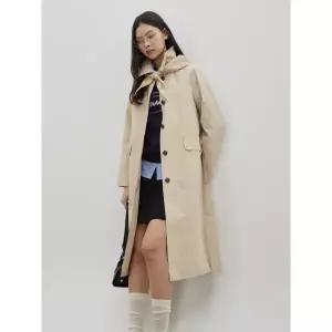 [롯데백화점]씨씨콜렉트 스카프SET 싱글 롱 트렌치 코트 C261MSI002