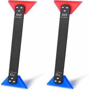 비닐용 FOSHIO 소형 스퀴지 금속 손잡이가 있는 다양한 경도 고무 블레이드 2 in 1 필름 설치 창 틴트