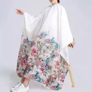 정전기 방지 미용사 앞치마 헤어 컷 케이프 미용실 가운 커팅 염색 스타일링 천