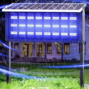 태양광모기퇴치기 벌레퇴치기 3000V 대용량 전기식 UV램프 정원 캠핑 야외 해충박멸기111740