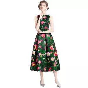 손오공 원피스 여성 A라인 허리 입체 데일리룩 민소매 하이웨스트 KUK5