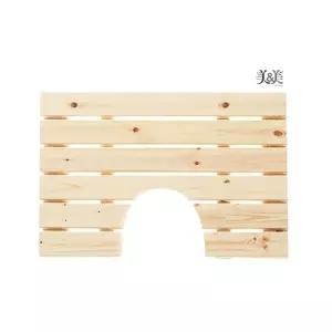 미송 욕실발판 변기형 63cmx43cm